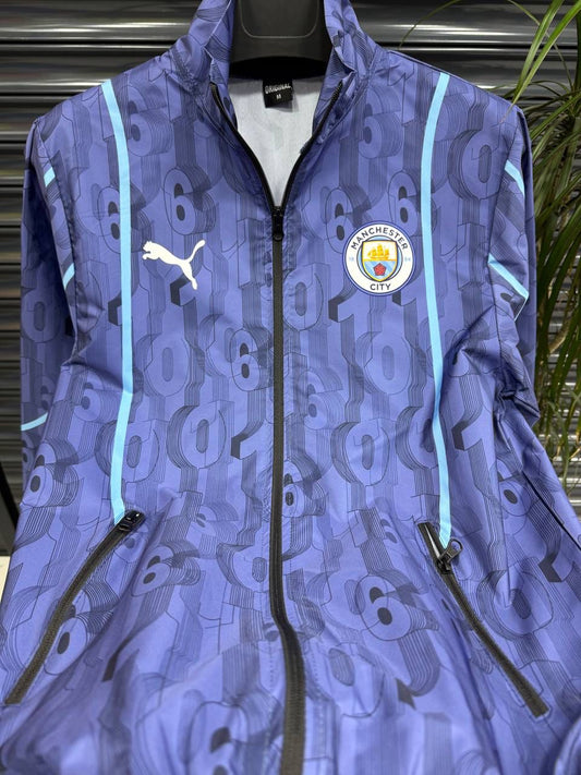 MANCHESTER CİTY MAVİ PARAŞÜT YAĞMURLUK